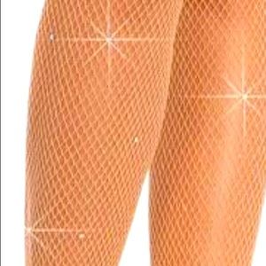 Fishnet tights nude color